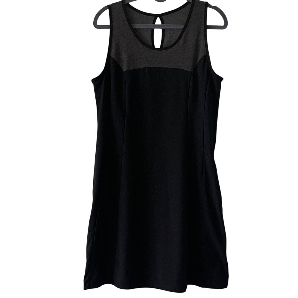 Mondetta Sleeveless Black Gray Athletic Dress Large